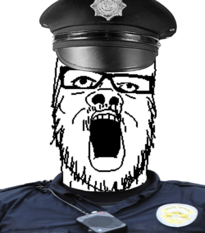 a soyjak cop
